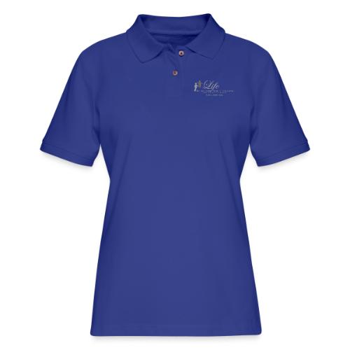 LifeBST Logo Gray - Women's Pique Polo Shirt