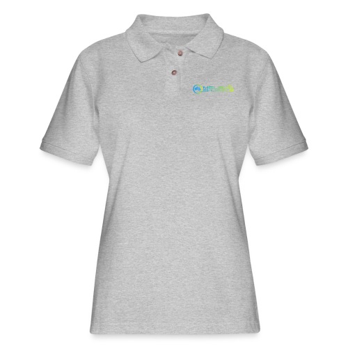 Melbshuffle Gradient Logo - Women's Pique Polo Shirt