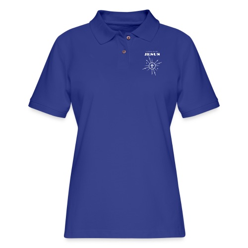 What the world needs now? Jesus! - Women's Pique Polo Shirt