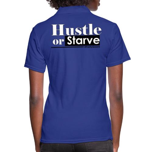 Hustle or Starve - Pretty Goons - Women's Pique Polo Shirt