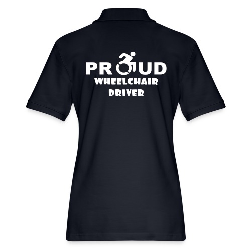 Proud wheelchair driver - Women's Pique Polo Shirt