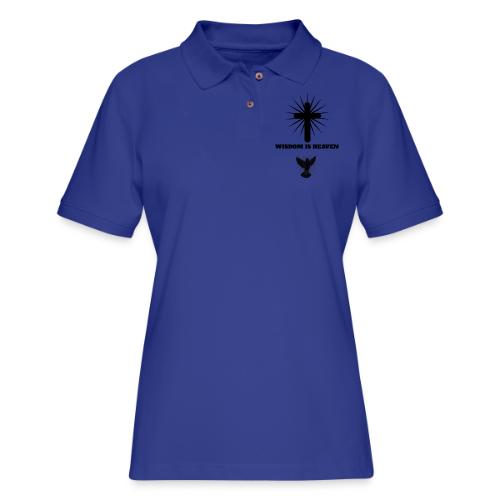 Wisdom Is Heaven - Women's Pique Polo Shirt