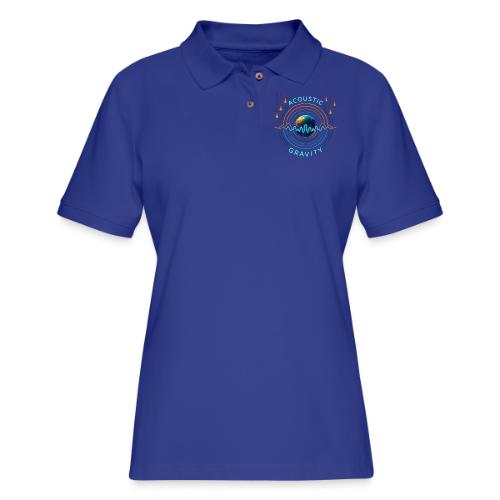 Acoustic Gravity Earth - Women's Pique Polo Shirt