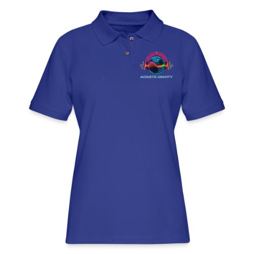Earth's Headphones - Women's Pique Polo Shirt
