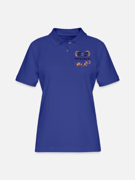 mom, mama, imma, mamy, every one loves you - Women's Pique Polo Shirt - royal blue - Front