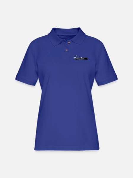 NYC - Women's Pique Polo Shirt - royal blue - Front