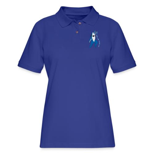Dancing Shark - Keep Calm - Women's Pique Polo Shirt