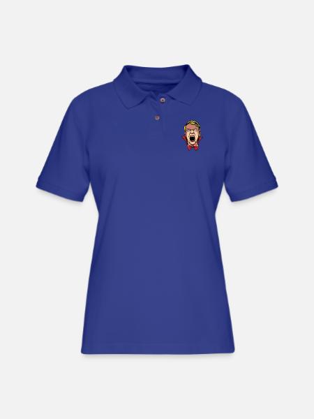 vampire - Women's Pique Polo Shirt - royal blue - Front