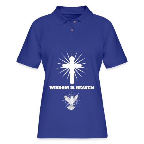 Wisdom is Heaven - Women's Pique Polo Shirt