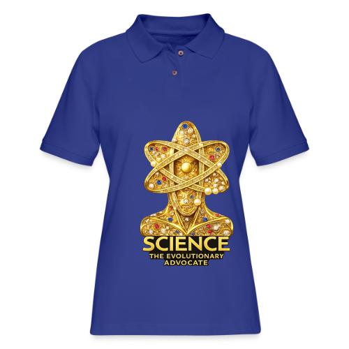 Science the Evolutionary Advocate - Women's Pique Polo Shirt