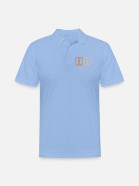 Me as a Baker - Men's Pique Polo Shirt - sky blue