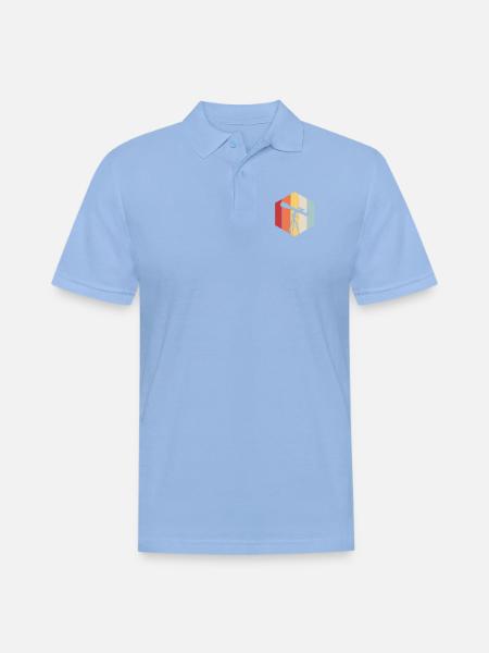 Astrophotography Telescope - Men's Pique Polo Shirt - sky blue