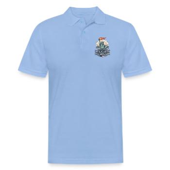 ​Statue of Liberty New York USA Vintage - Men's Pique Polo Shirt - sky blue - Front