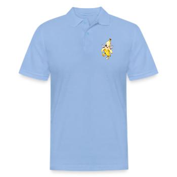 Banana Buddy Cheer - Polo en coton piqué pour hommes - sky blue - Devant