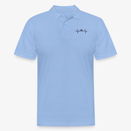Bicycle Hearbeat - Men's Pique Polo Shirt