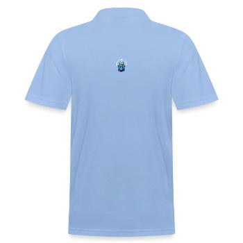 1000124594 - Men's Pique Polo Shirt - sky blue - Back
