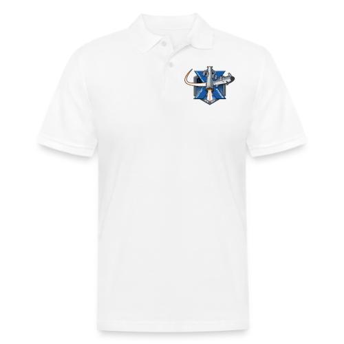 Starship Flight 10 Patch - Men's Pique Polo Shirt