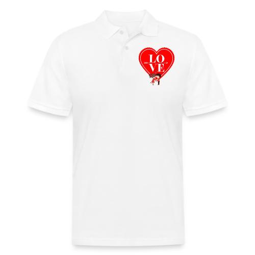 Love Valentine's Day, Designs February 14, Harmony - Men's Pique Polo Shirt
