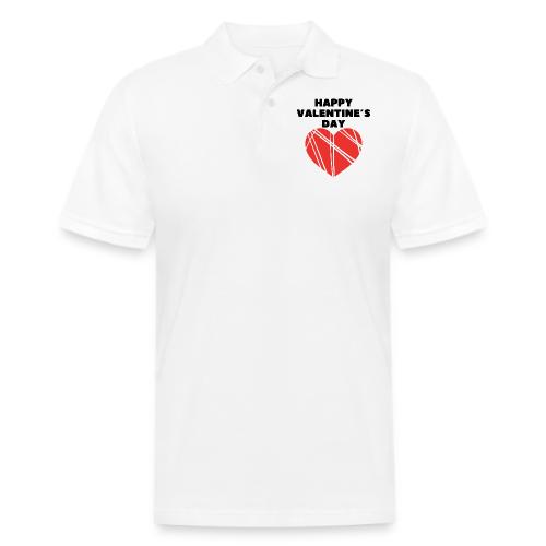 Valentine's Day Fashion February 14, Love Day. - Men's Pique Polo Shirt