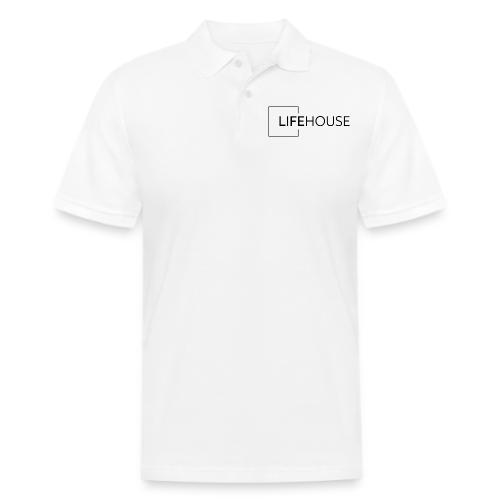 LH Logo Black - Men's Pique Polo Shirt
