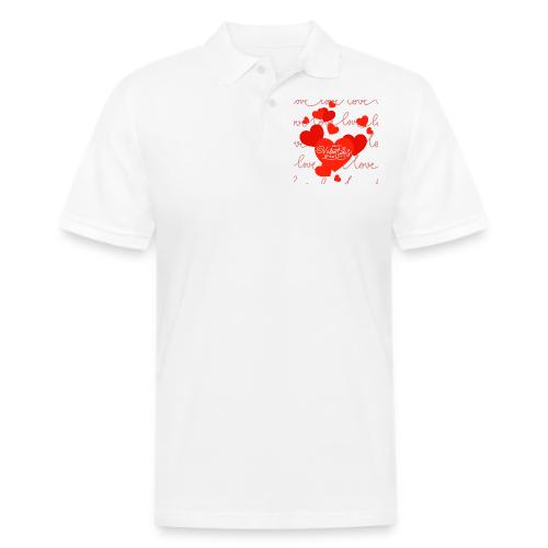 Valentine's Day Designs, Valentine's Day Gifts - Men's Pique Polo Shirt
