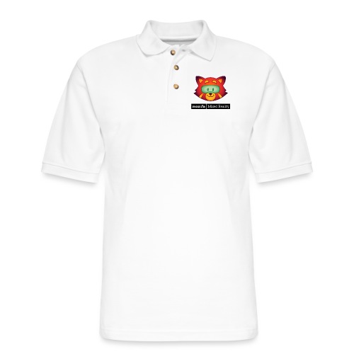 Foxr Head (black MR logo) - Men's Pique Polo Shirt