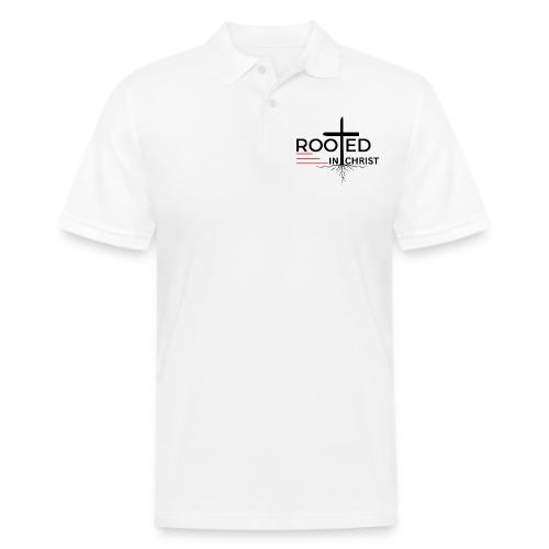 Rooted in Christ - Colossians 2:7 - Men's Pique Polo Shirt