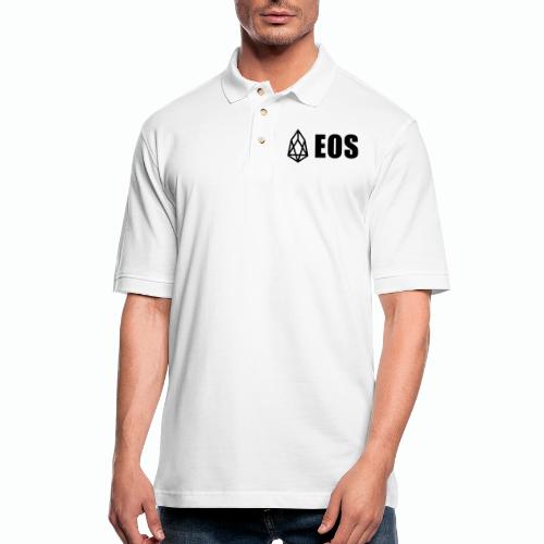 TSHIRT EOS WHITE LOGO - Men's Pique Polo Shirt