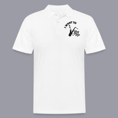 I WANT TO SAX YOU UP - Men's Pique Polo Shirt