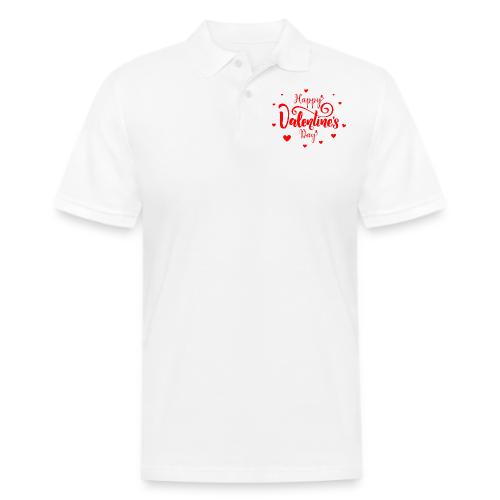 Valentine's Day Design February 14, Love Day - Men's Pique Polo Shirt
