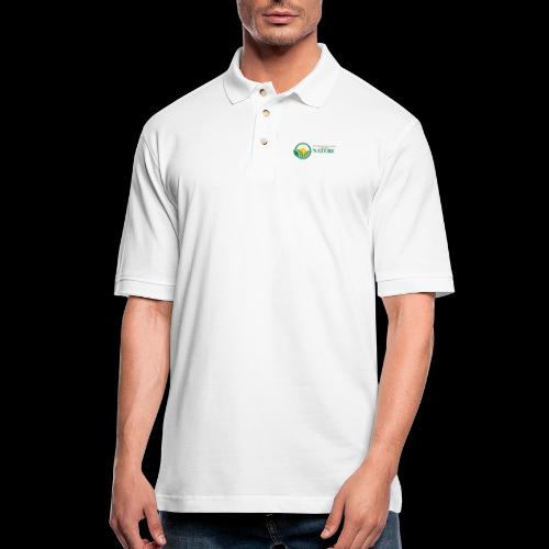 What is the NATURE of NATURE? It's MANUFACTURED! - Men's Pique Polo Shirt