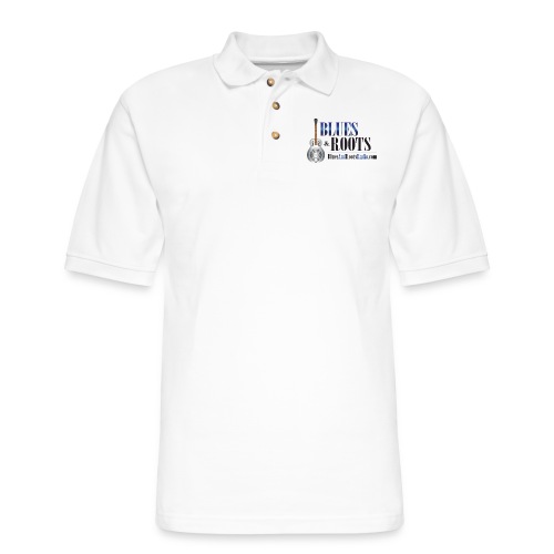 Blues & Roots Radio Logo - Men's Pique Polo Shirt