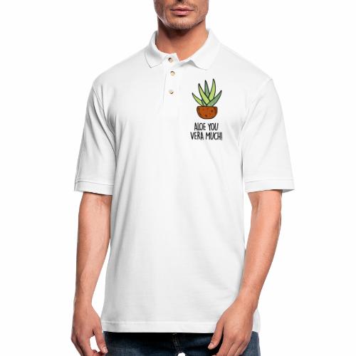 Aloe Vera - Men's Pique Polo Shirt