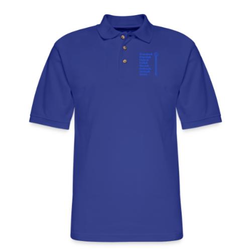 Class of 93 Blue - Men's Pique Polo Shirt