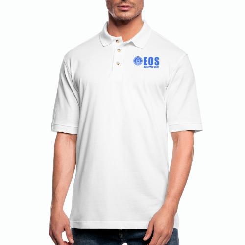 EOS ACCEPTED HERE WHITE - Men's Pique Polo Shirt