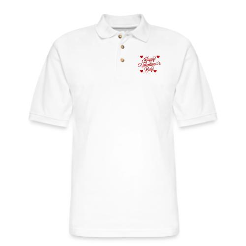 Happy Valentine's Day - Men's Pique Polo Shirt