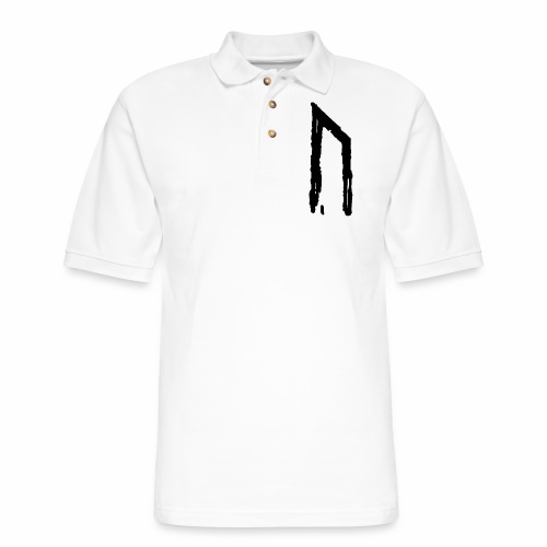 Elder Futhark Rune Uruz - Letter U - Men's Pique Polo Shirt