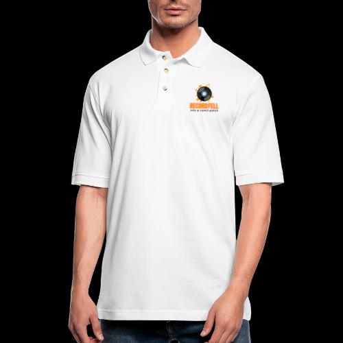 Did YOU drop your LP RECORD in a VOMIT SPOT? - Men's Pique Polo Shirt