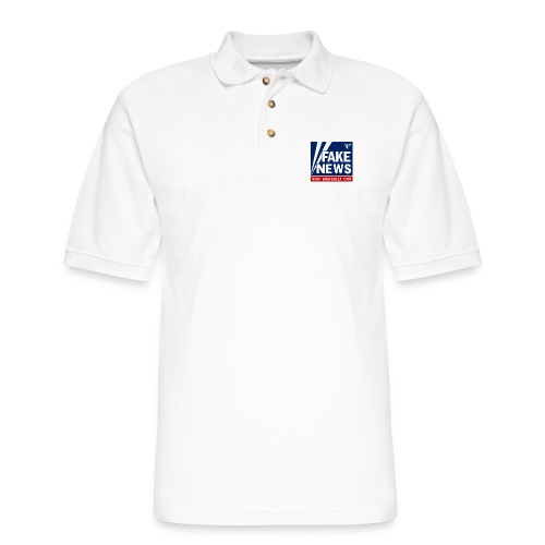 Fox News, Now Basically CNN - Men's Pique Polo Shirt