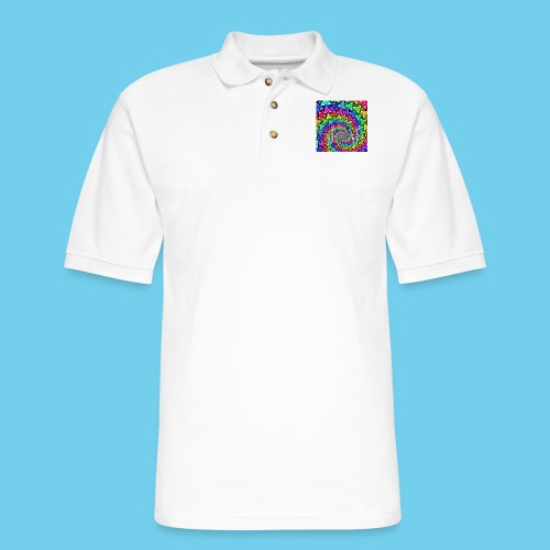 Deckwalker Triangular Infinity jpg - Men's Pique Polo Shirt