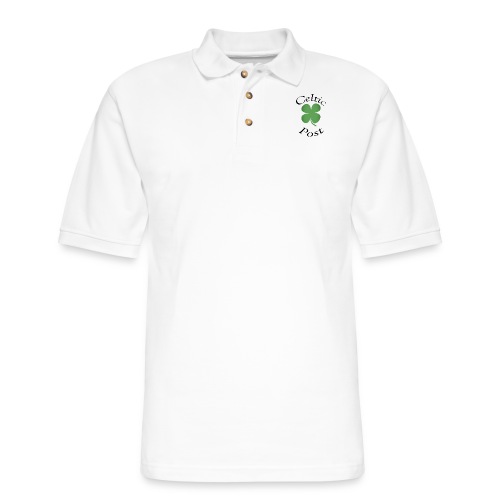 Celtic Post Shamrock - Men's Pique Polo Shirt