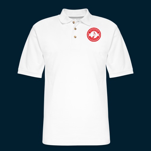 mystics_ent_red_logo - Men's Pique Polo Shirt