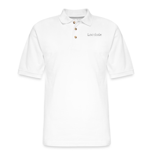 Loophole Abstract Design - Men's Pique Polo Shirt
