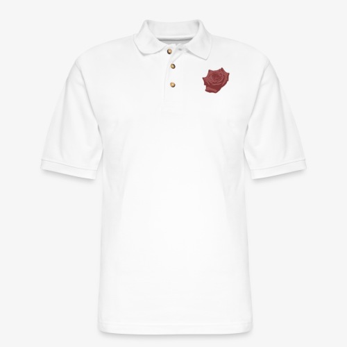 Down Rose Modern - Men's Pique Polo Shirt