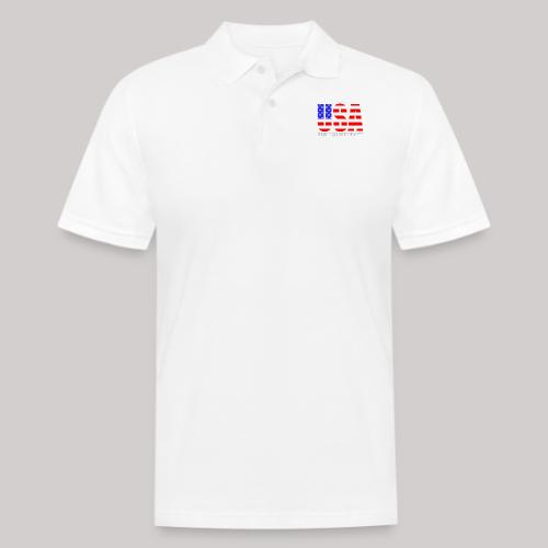 USA Home Of The Brave - Men's Pique Polo Shirt