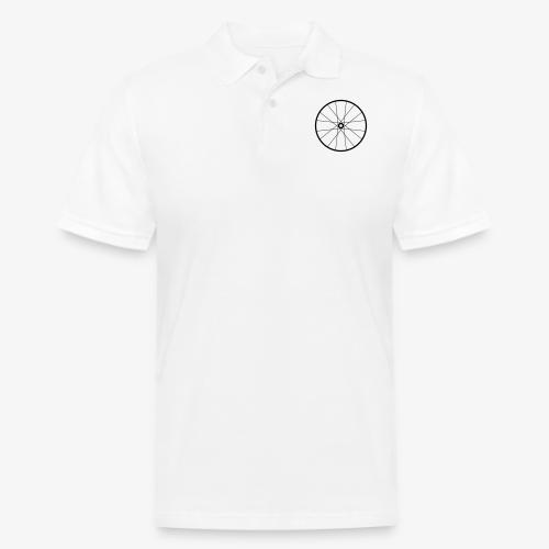 Bicycle Wheel - Men's Pique Polo Shirt