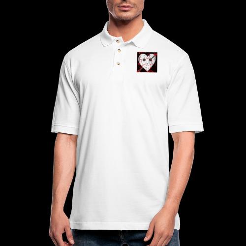 Jason Voorhees Heart - Men's Pique Polo Shirt