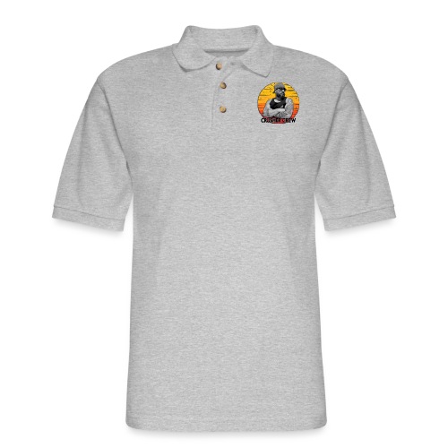 Crusher Crew Carl Crusher Sunset Circle - Men's Pique Polo Shirt