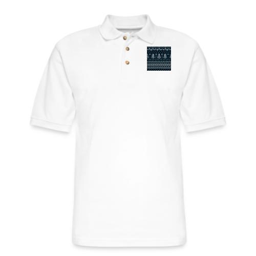 Knitting Pattern - Men's Pique Polo Shirt