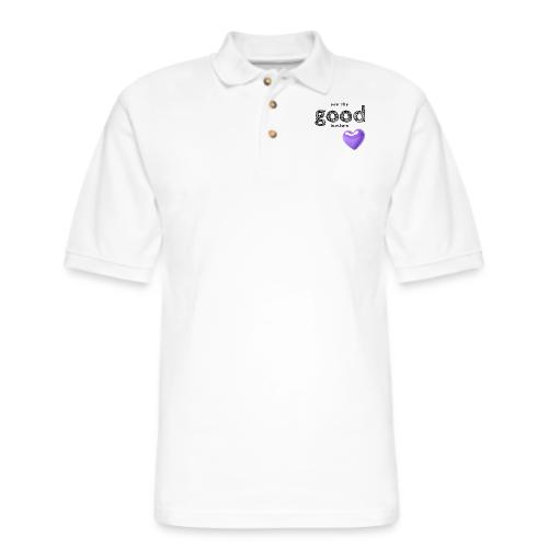 Smoon City_See the Good in Others - Men's Pique Polo Shirt